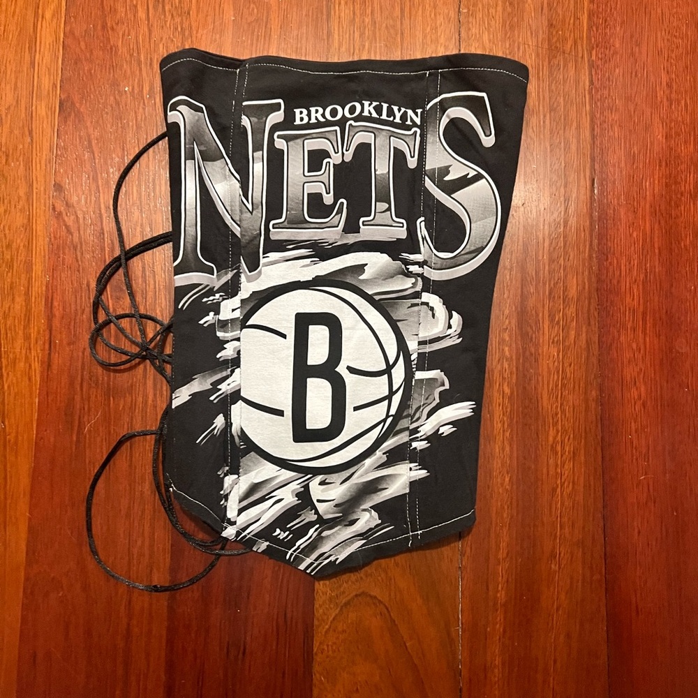 Custom Brooklyn Nets bustier